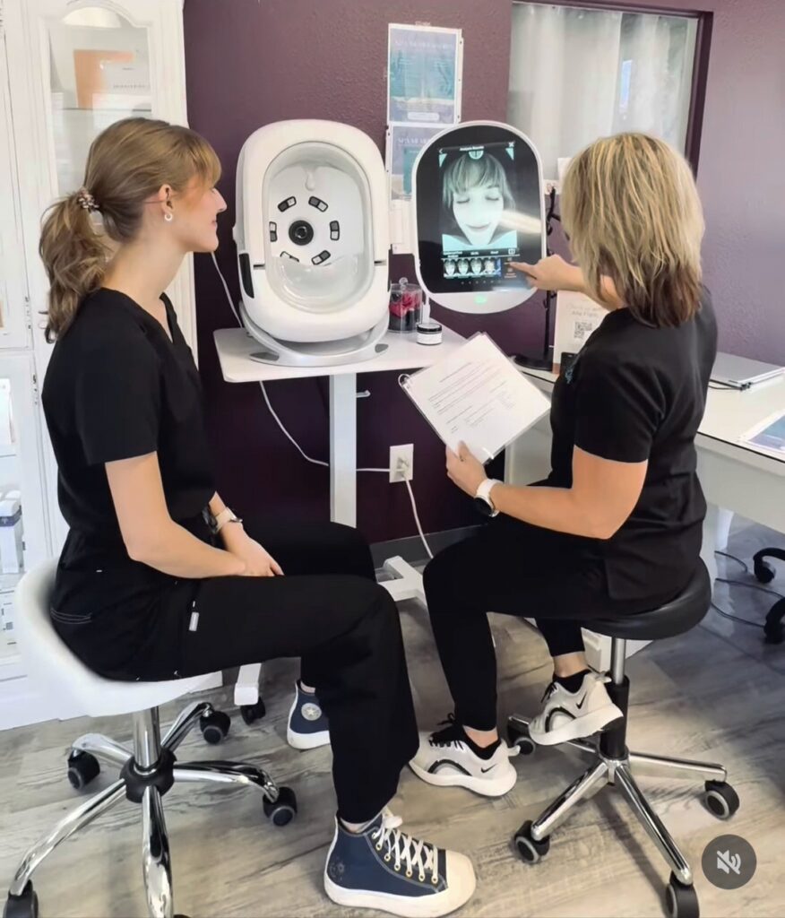 A treatment room inside 18 Spa's Loveland, Colorado location