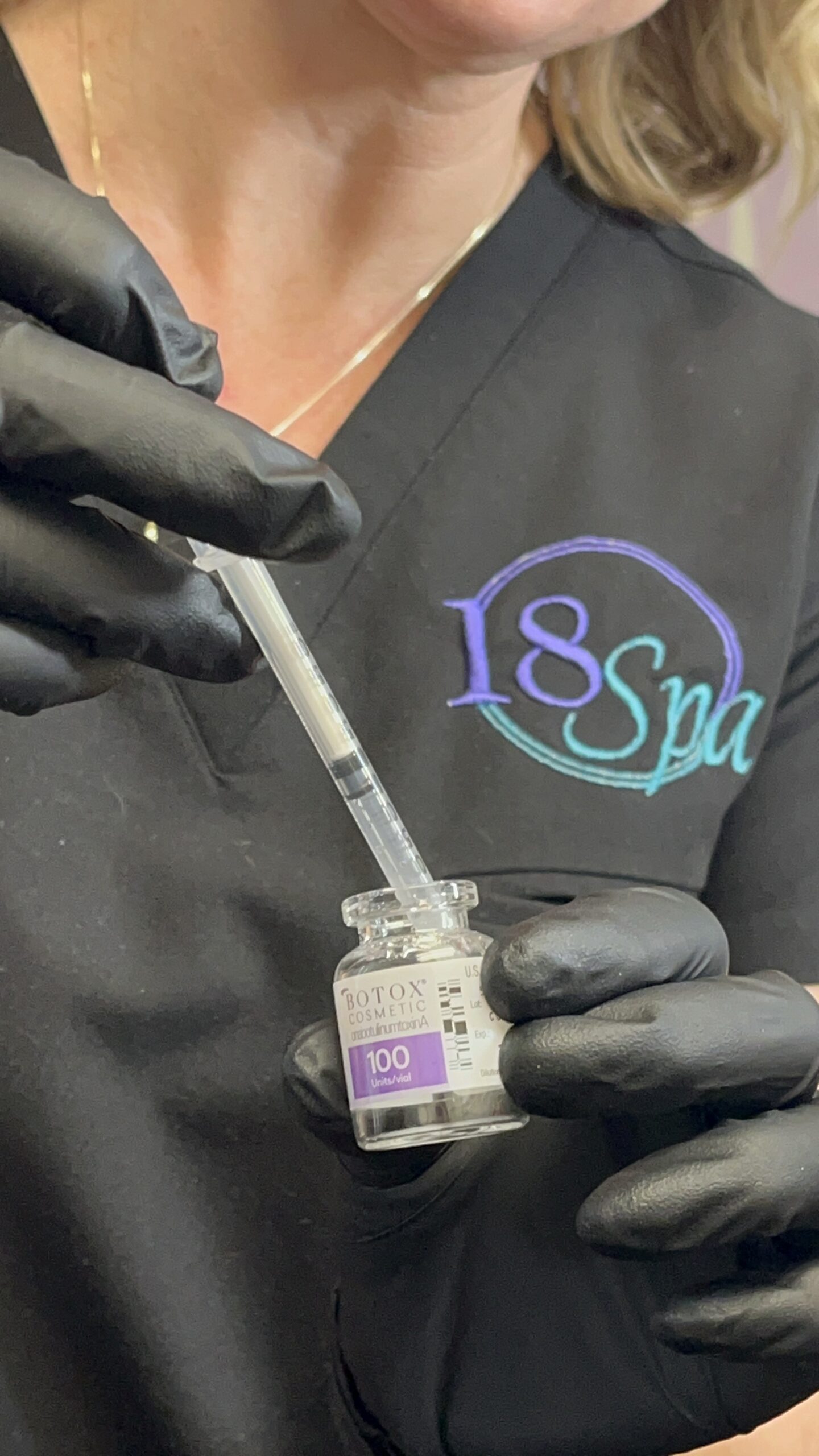 Nurse administering Semaglutide injection in Loveland